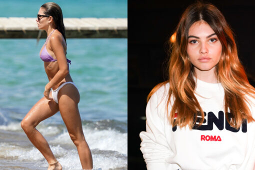 ‘World’s Most Beautiful Girl’ Thylane Blondeau stuns in a bikini on the beach