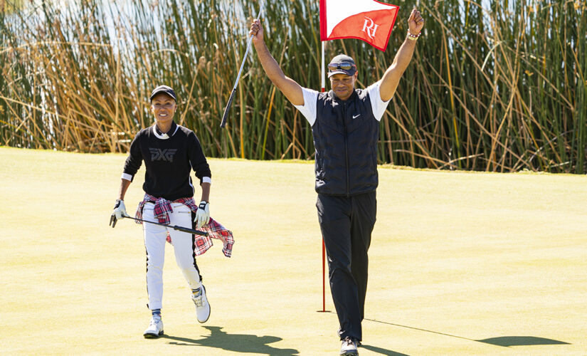 Tiger Woods’ celebrity golf series launches with video shot day before car crash