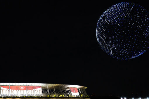 Tokyo Olympics opening ceremony sees drones form rotating Earth over stadium