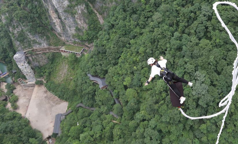 Woman plunges 164 feet to death in tragic bungee-jumping accident