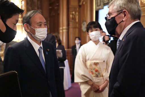Japanese PM Suga says world should see safe Olympics staged