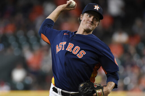 Greinke leads Astros to 3-1 win; Rangers lose 12th straight