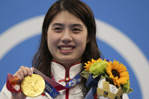 China’s Zhang becomes a breakout star at Olympic pool