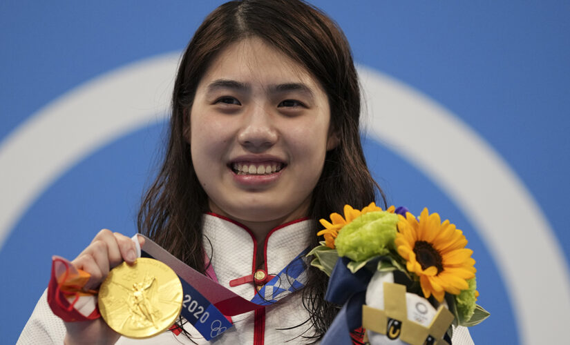 China’s Zhang becomes a breakout star at Olympic pool