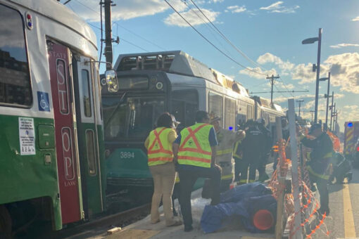 Boston trains collide, leaving at least 25 hurt, authorities say