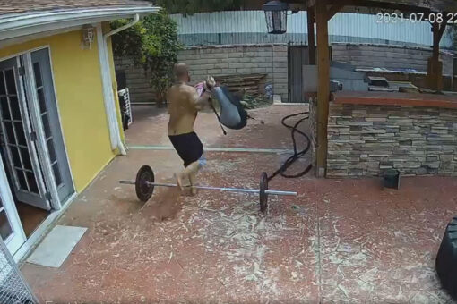 California man takes dip in pool before invading home with mom, teen kids upstairs: ‘Very invasive’