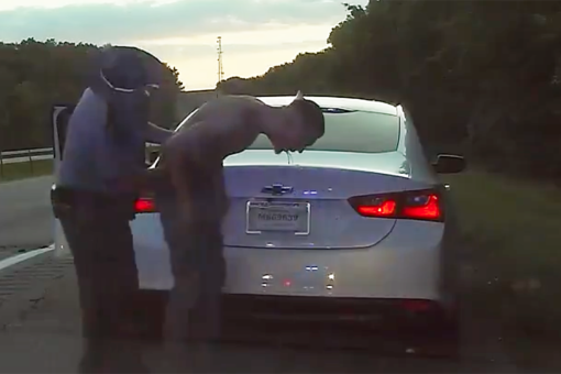 Police officer saves man choking on bag of marijuana during routine traffic stop