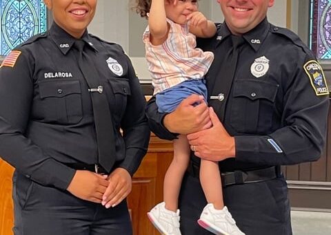 Massachusetts police officers recognized for resuscitating toddler who nearly drowned, saving her life