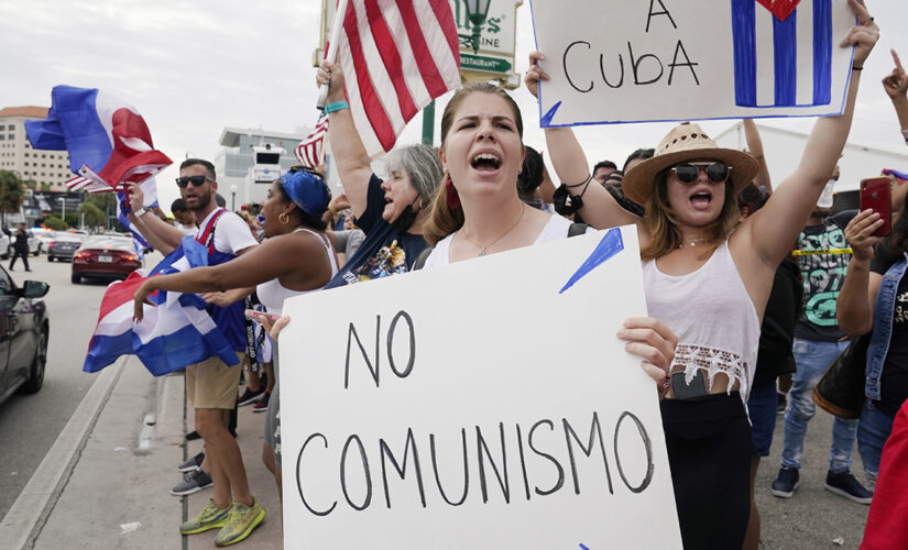 Demonstrations erupt across Florida in support of Cuban people, call for end of communist regime