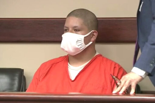 Dad restrained as he confronts suspect in fatal shooting daughter in movie theater: ‘Look at me!’