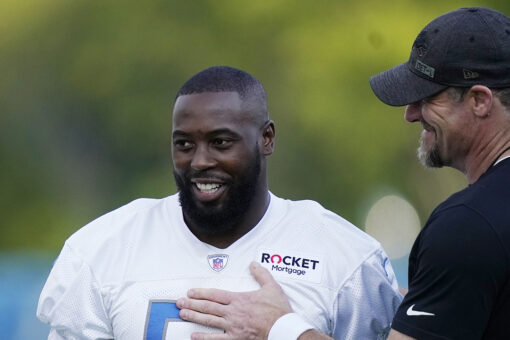 Lions coach Dan Campbell was sleepless before 1st practice