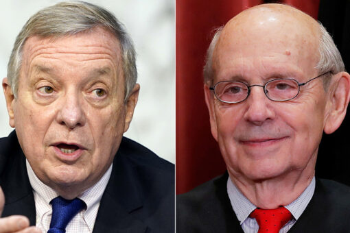 Durbin says he won’t ‘join that chorus’ of Dems calling for Breyer to step down: ‘I admire him greatly’