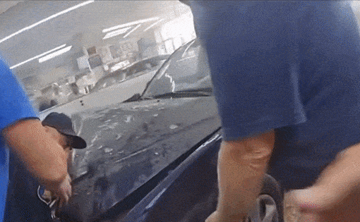Hero cops rescue baby and mom pinned under car in Yonkers, horrifying video shows