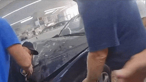 Hero cops rescue baby and mom pinned under car in Yonkers, horrifying video shows