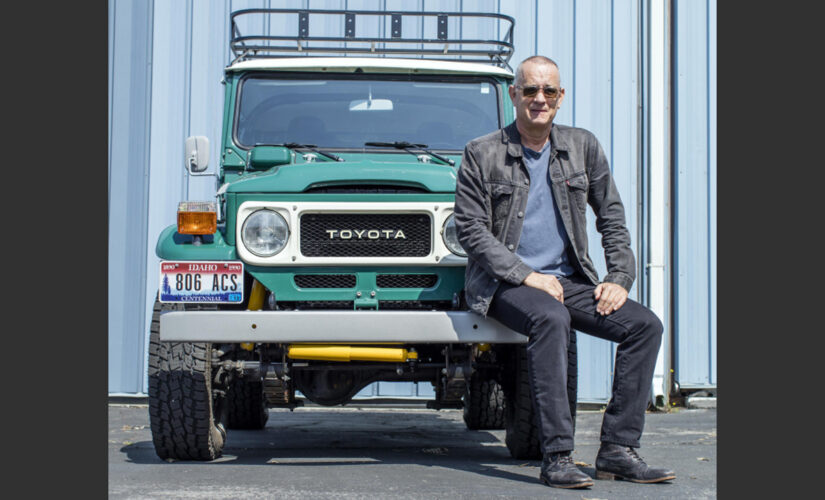 Tom Hanks is auctioning his classic Toyota FJ40 Land Cruiser SUV