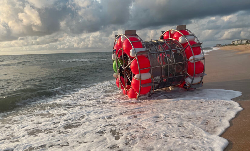 Florida man in bubble-like vessel washes up on beach, sheriff says