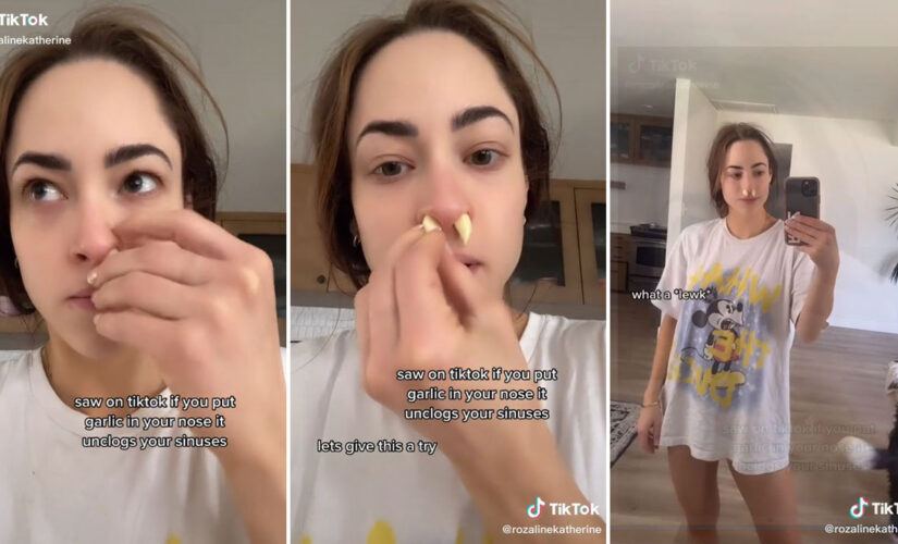 Risky ‘hack’ where people put garlic up nostrils has experts slamming the TikTok trend