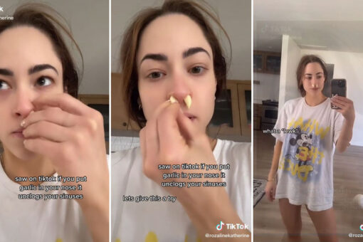 Risky ‘hack’ where people put garlic up nostrils has experts slamming the TikTok trend