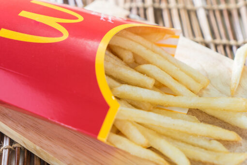Video showing free french fry hack at McDonald’s