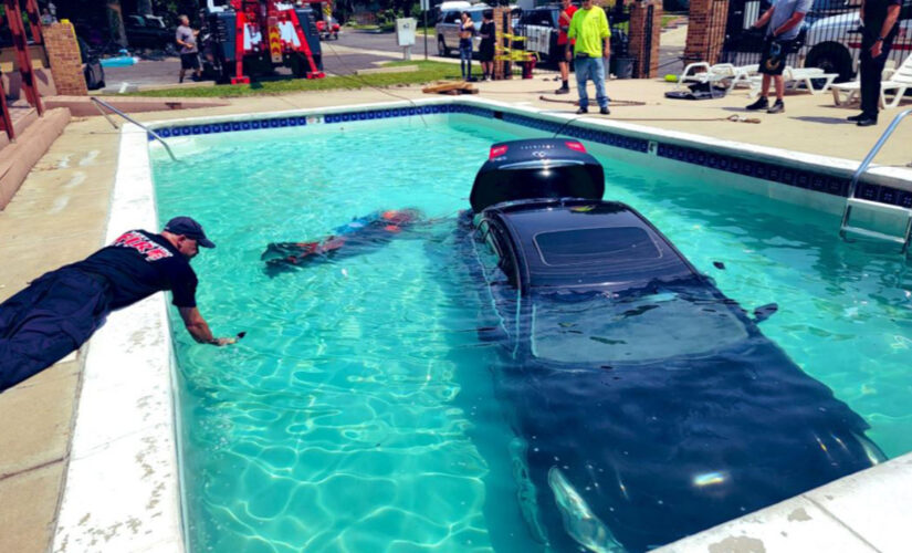 Colorado teen cited for driving car into swimming pool after hitting gas, not brake