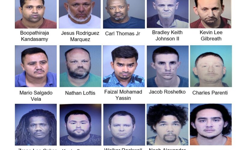 Arizona authorities arrest 40 men accused of child sex crimes