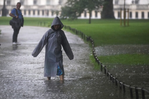 UK weather: Warnings remain after homes, roads and hospitals in England flooded in deluge of rain