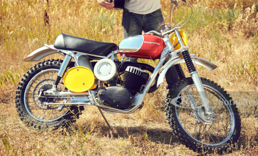 Steve McQueen’s first Husqvarna motorcycle could sell for a small fortune