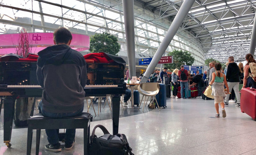 Airport pianist gets over $70k in tips after stranger posts video of him playing