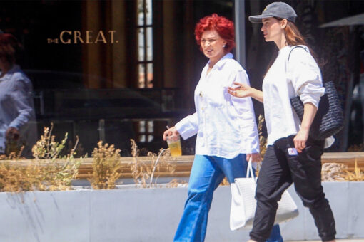 Sharon Osbourne resurfaces out to lunch with daughter Aimee after racism scandal