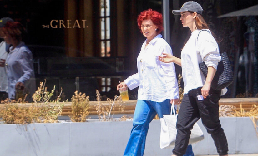 Sharon Osbourne resurfaces out to lunch with daughter Aimee after racism scandal