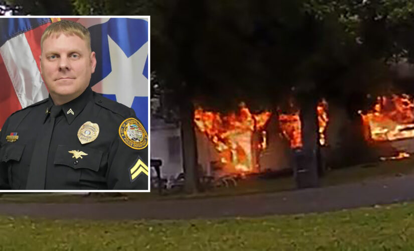 Cop runs into explosive house fire to rescue disabled woman, bodycam video shows