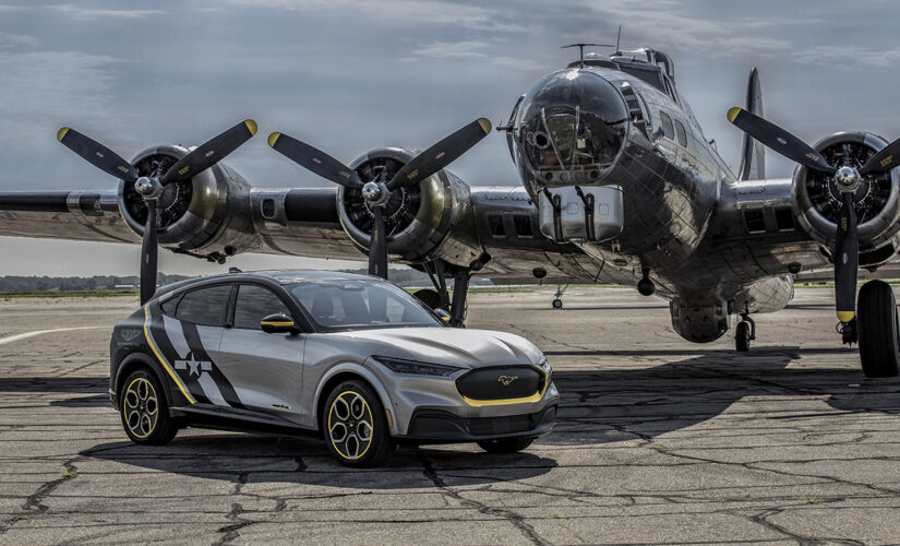 Ford salutes WWII Women Airforce Service Pilots with custom Mustang Mach-E at Oshkosh air show