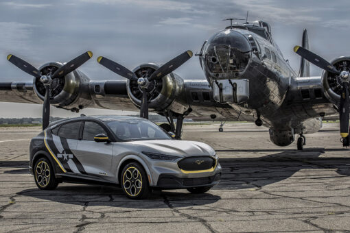 Ford salutes WWII Women Airforce Service Pilots with custom Mustang Mach-E at Oshkosh air show