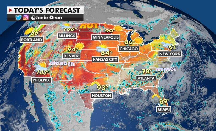 Flash flooding possible for Southeast, Southern Plains; heat wave continues in Northwest