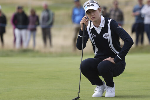 Korda struggles, Hall shares lead at Women’s British Open