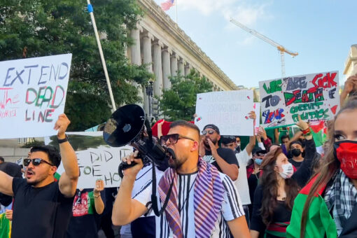 ‘Don’t trust the Taliban,’ hundreds gather outside White House