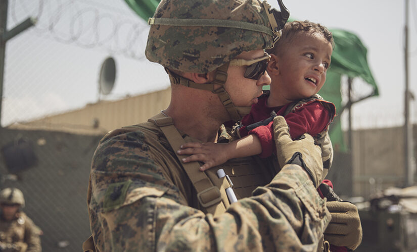 PHOTOS: Marine Corps help rescue Afghan families from Taliban rule in Kabul