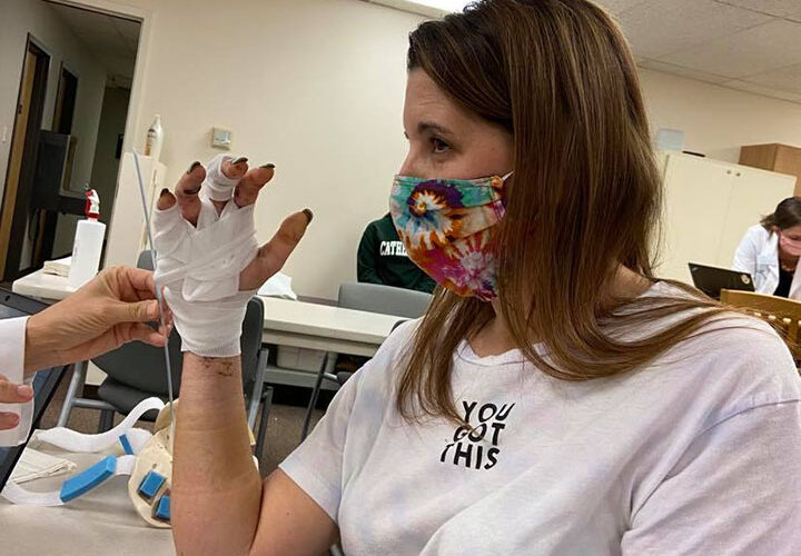 Mom warns against fireworks after one explodes and ‘blew’ her hand in half