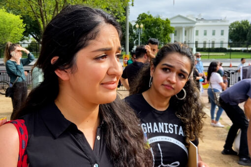 Afghan Americans rally outside White House, blame Biden for debacle