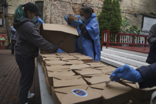World food program says the coronavirus pandemic has worsened hunger around the world