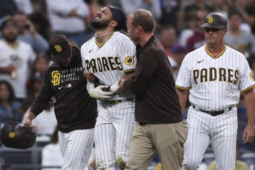 Padres star Tatis on 10-day injured list with shoulder trouble