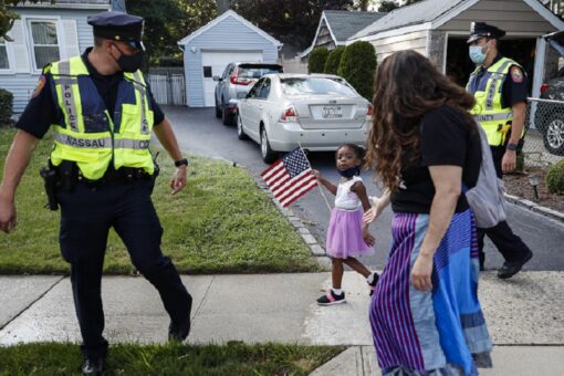 Suburban NY county considers letting police sue protesters
