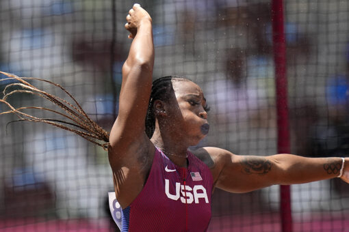 USA’s Gwen Berry says she’s ‘earned the right to wear this uniform’
