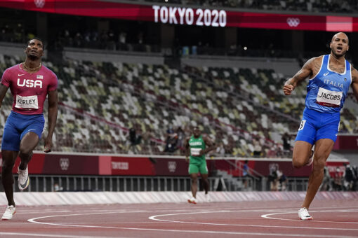 Italian Jacobs takes surprising gold in Olympic 100
