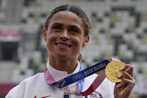 Sydney McLaughlin’s Olympic gold celebrated in viral video by her NJ alma mater