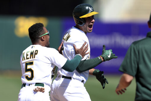 Olson hits 2-run, walk-off double, A’s beat Padres 5-4 in 10