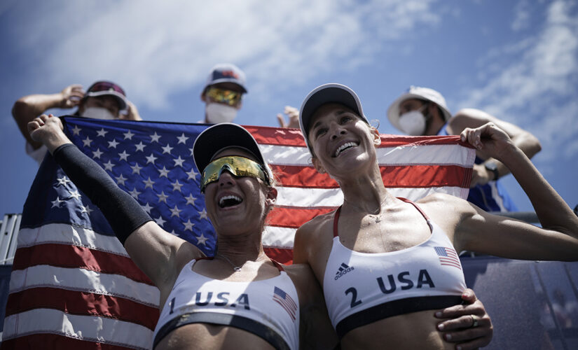 US women Ross, Klineman win beach volleyball gold at Olympics, defeating Australia