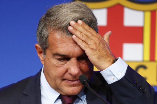 Barcelona’s president says club’s debt now at $1.6 billion