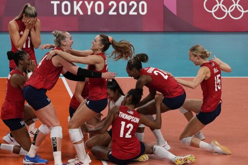 US women beat Brazil to win 1st Olympic volleyball gold