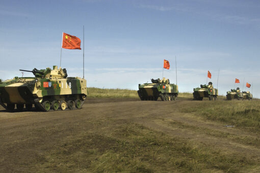 Chinese, Russian militaries hold drills in northwest China